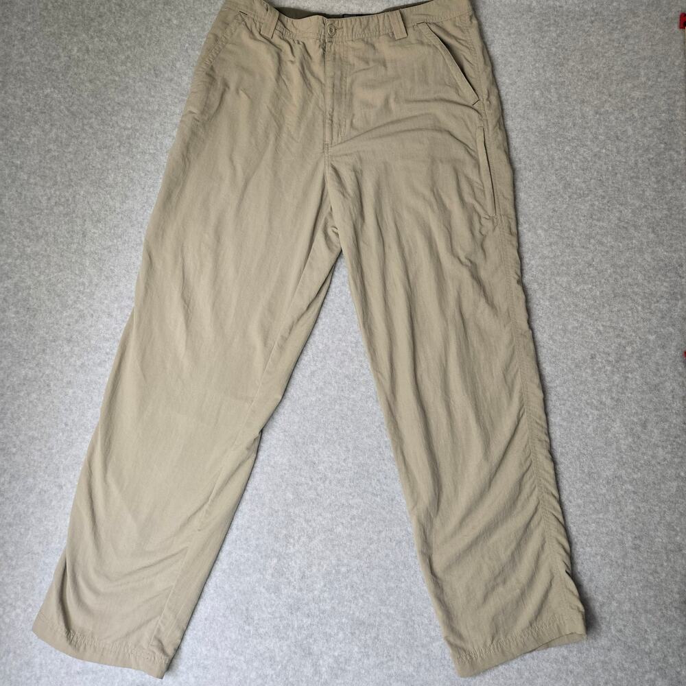 REI Co-op Men's Hiking Beige/Khaki Outdoors UPF 40+ Pants 36"